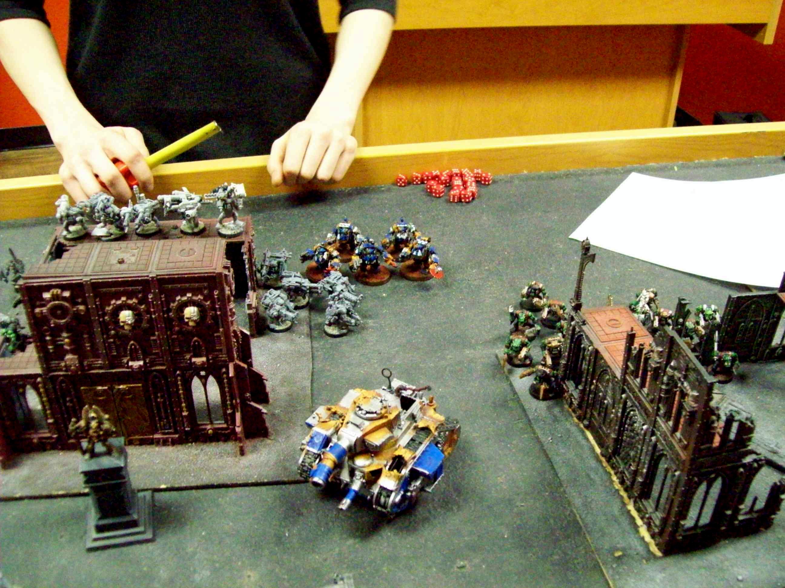 Battle Report, Chaos Daemons, Nurgle, Orks, Warhammer 40,000