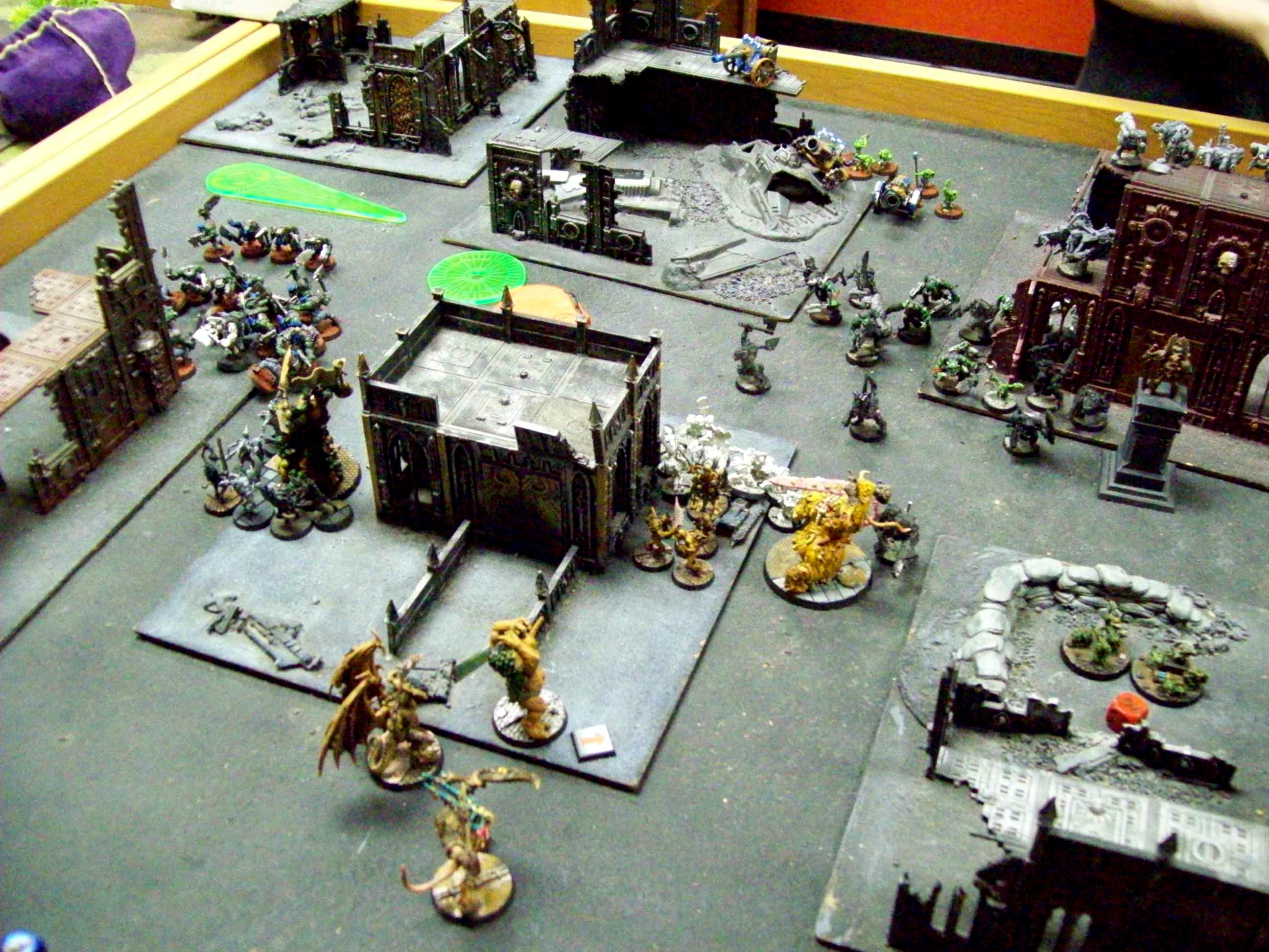 Battle Report, Chaos Daemons, Nurgle, Orks, Warhammer 40,000