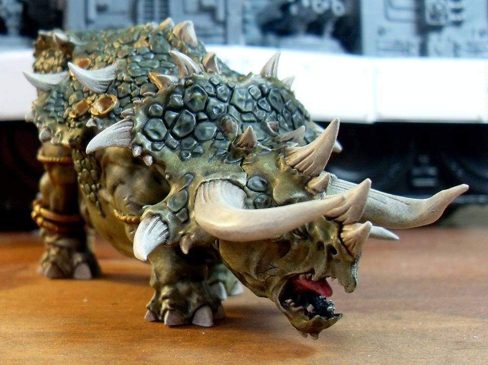 Lizardmen, Stegaton, Stegadon wip 2
