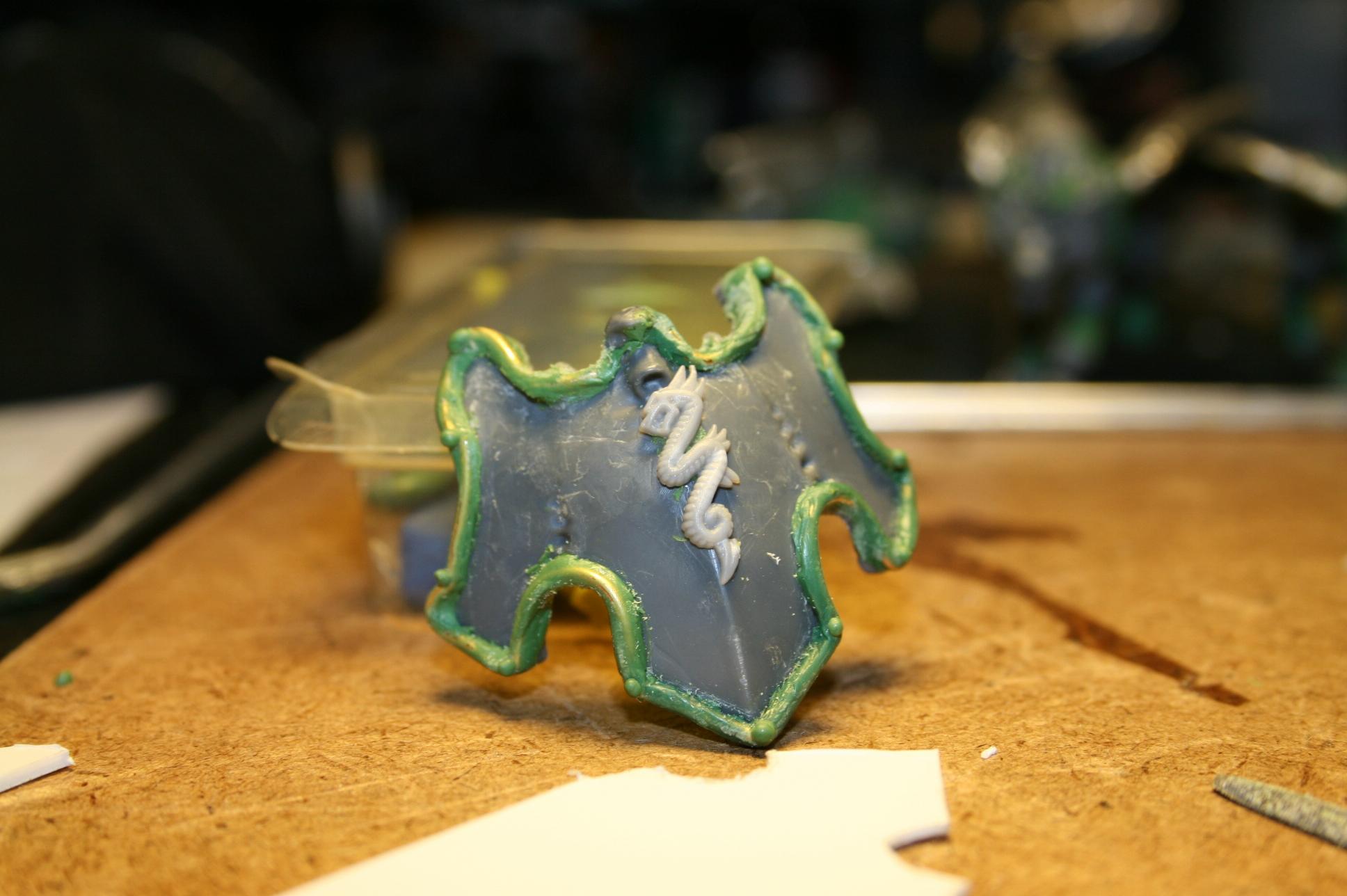 front of chariot(yes tyranid carapa's)