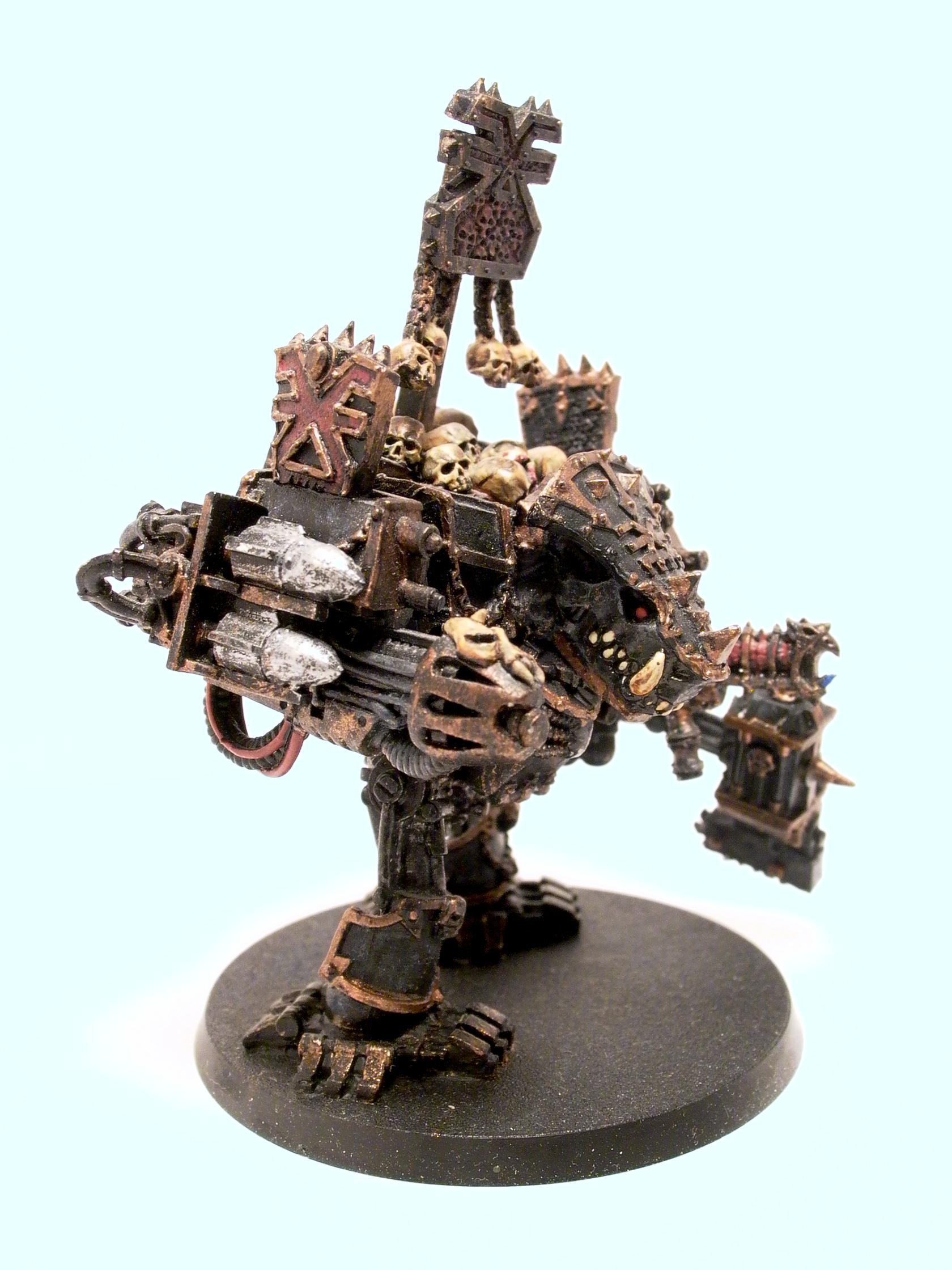Chaos Space Marines, Dreadnought, Khorne, Skull