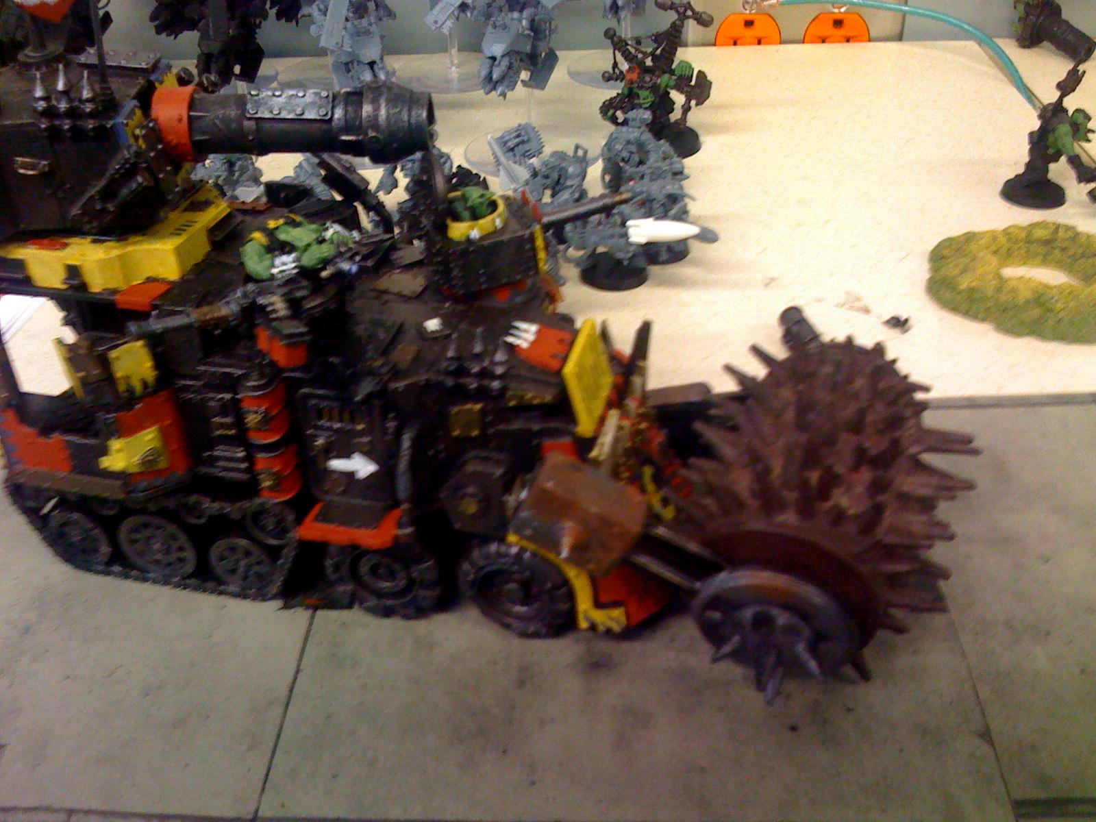Battlewagon, Deffrolla, Mage Knight, Orks, Warhammer 40,000