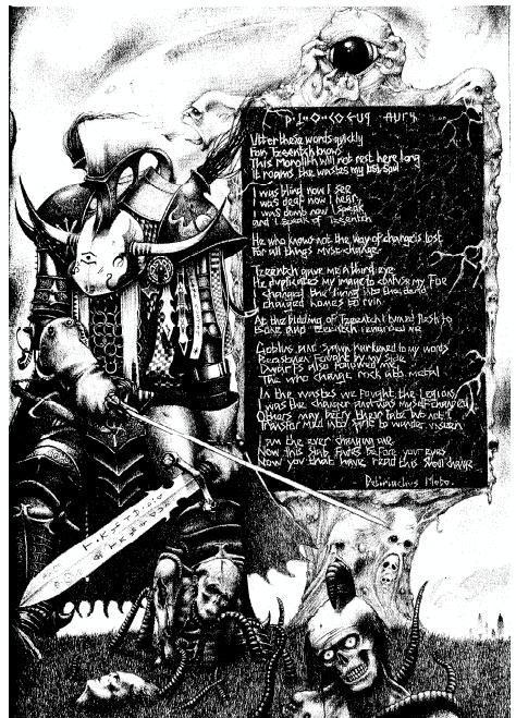 Artwork, Chaos, Copyright Games Workshop, Rogue Trader