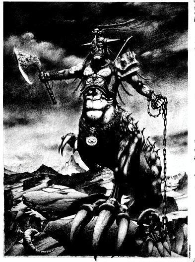 Artwork, Chaos, Copyright Games Workshop, Rogue Trader