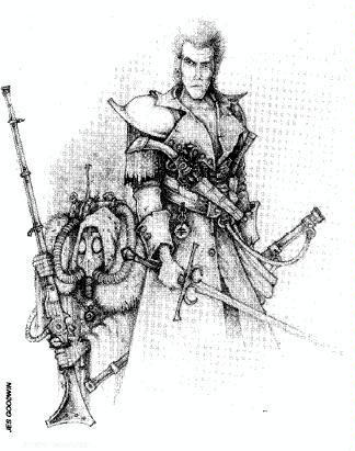 Artwork, Chaos, Copyright Games Workshop, Pirate, Rogue Trader, Sensei