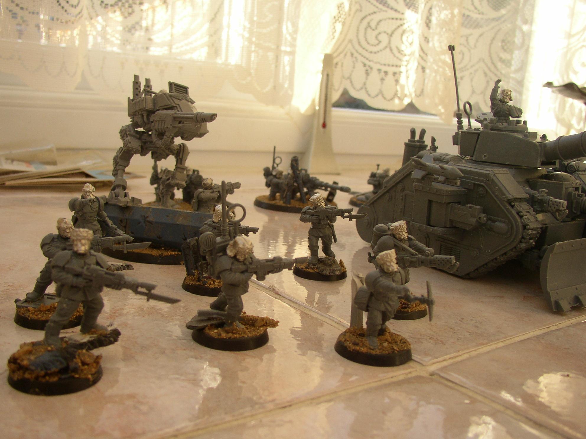 One of the two ten man squads