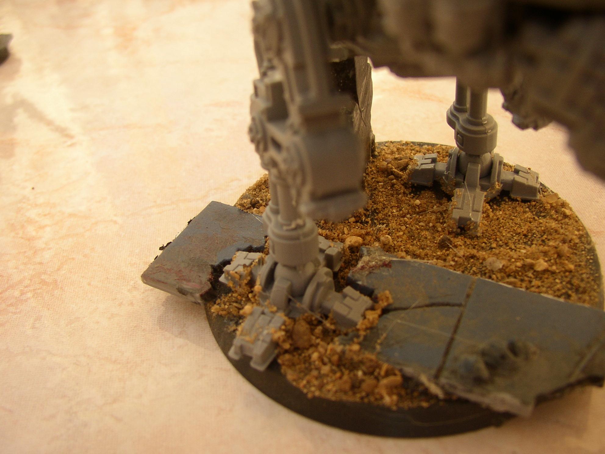 crushed pavement detail