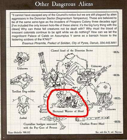 3rd Edition, Hrud, Kroot, Necrons, Xenos