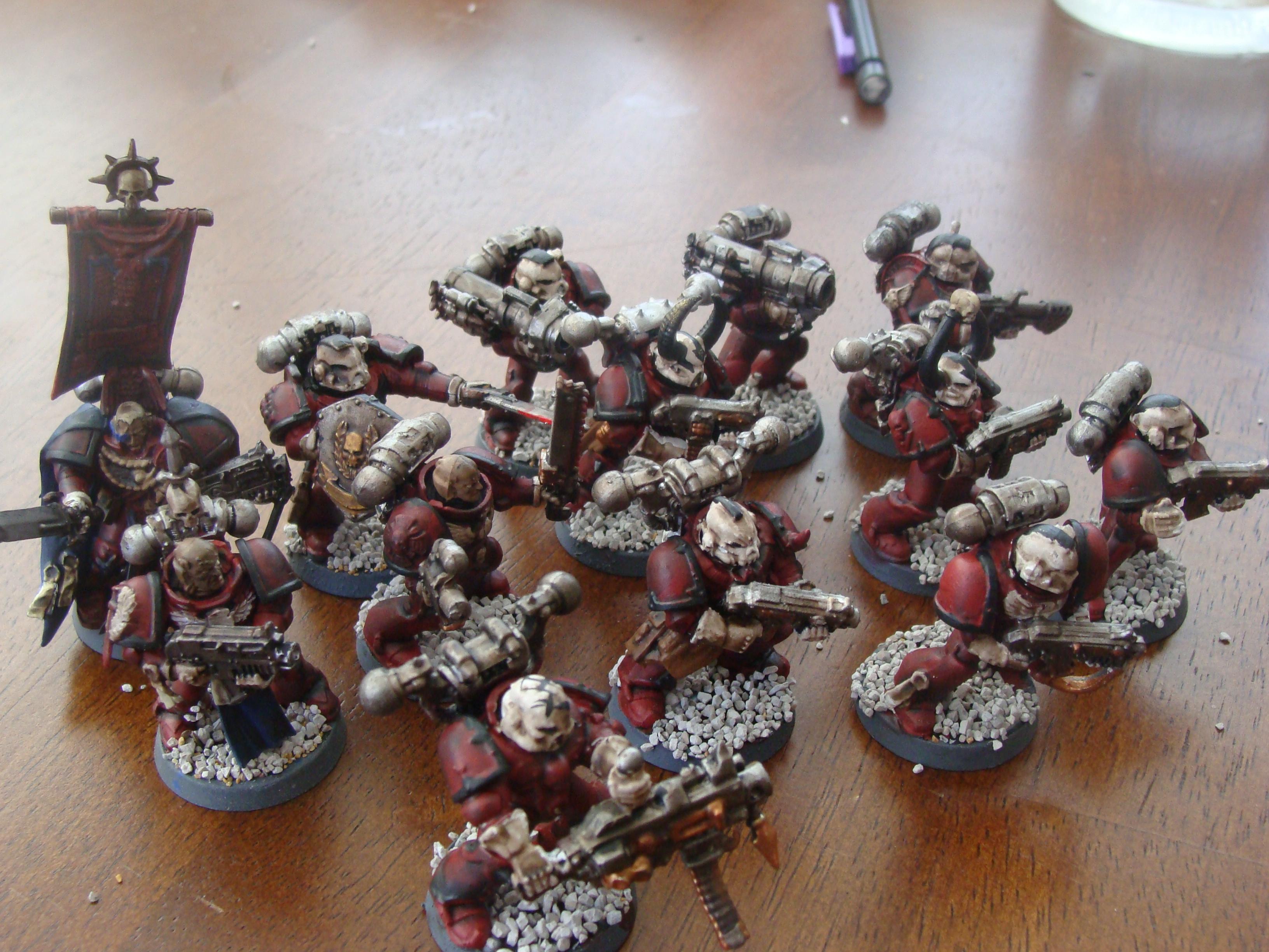 Space Marines, The new recruits. 