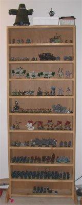 Army, Bookcase, Display