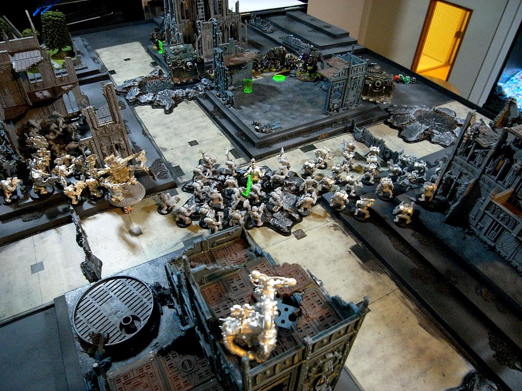 Battle Report, Chaos Space Marines, Cities Of Death, Nurgle, Orks, Warhammer 40,000