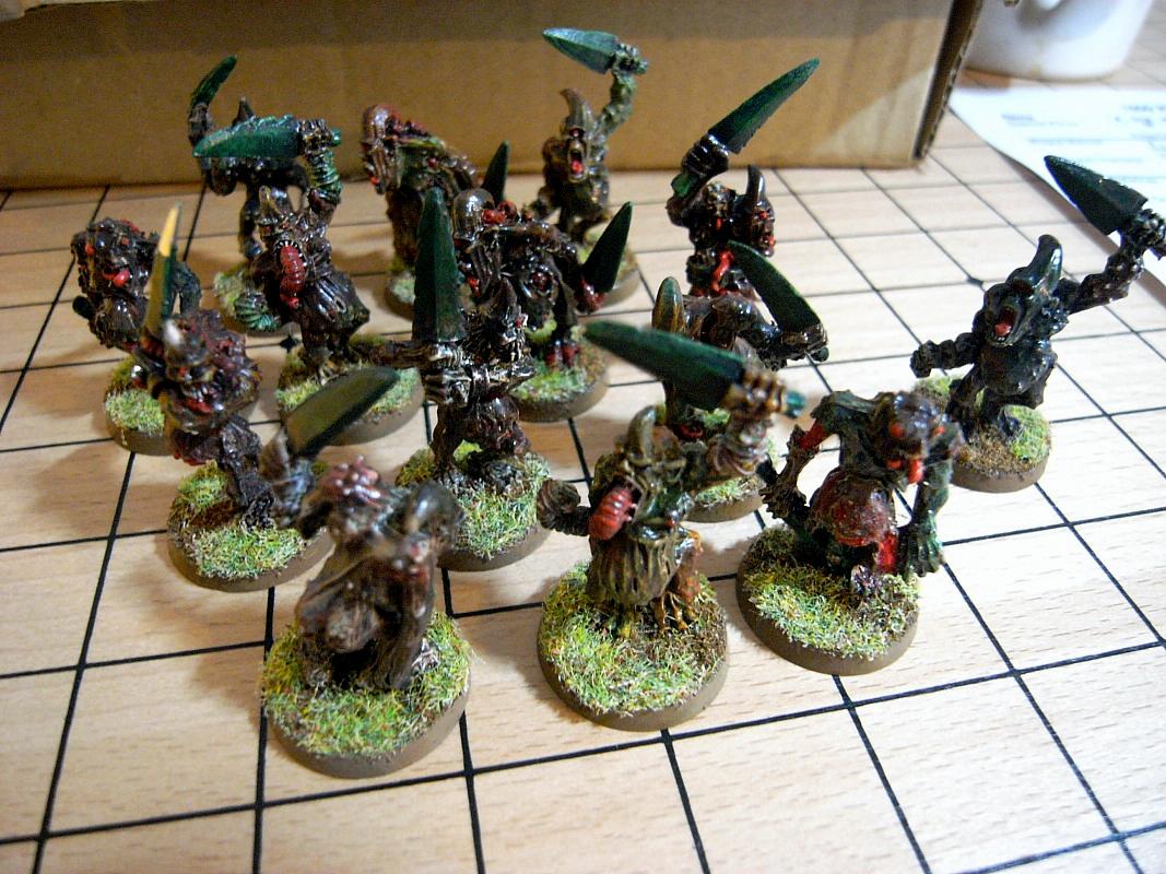 Chaos Daemons, Nurgle, Plaguebearers, Warhammer 40,000