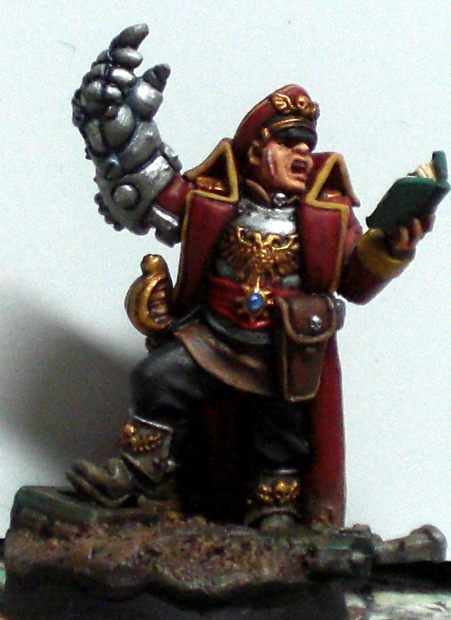 Commissar, Imperial Guard, Power Fist, Warhammer 40,000