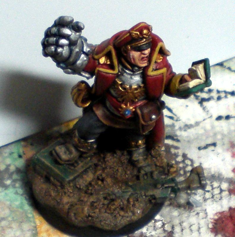 Commissar, Imperial Guard, Power Fist, Warhammer 40,000