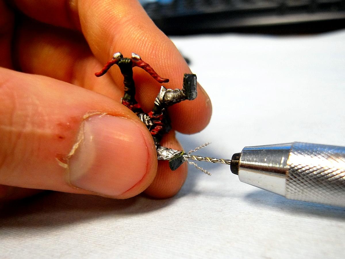 drilling pin holes