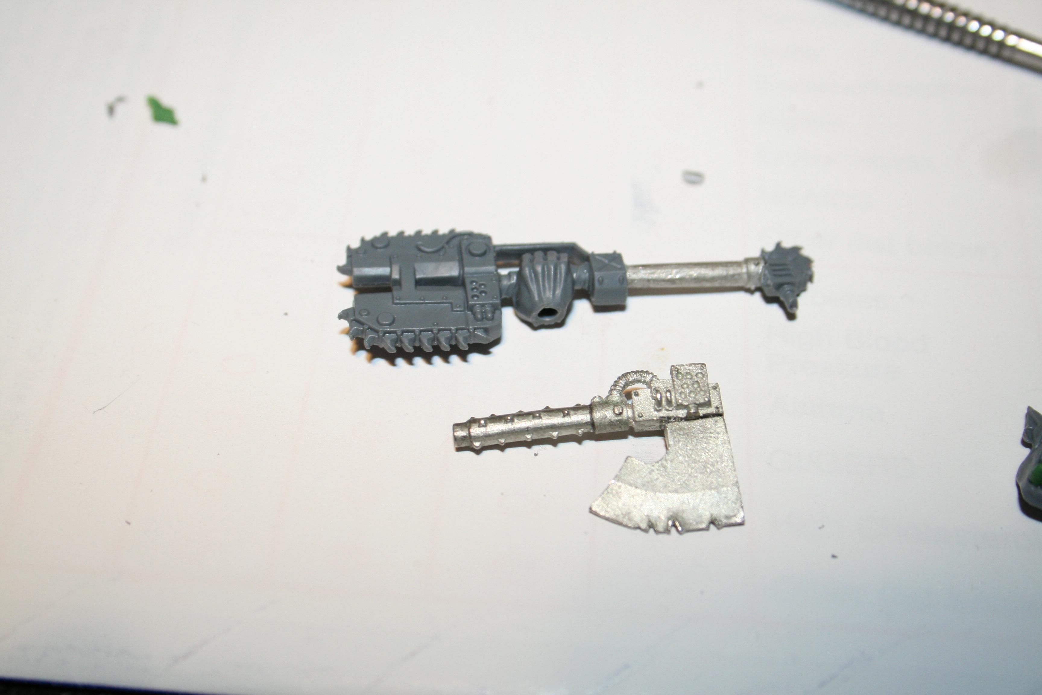 Axe, Chain-axe, Hatchet, Orcs, Orks