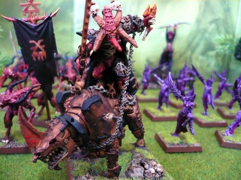 Skulltaker riding Juggernaught, front