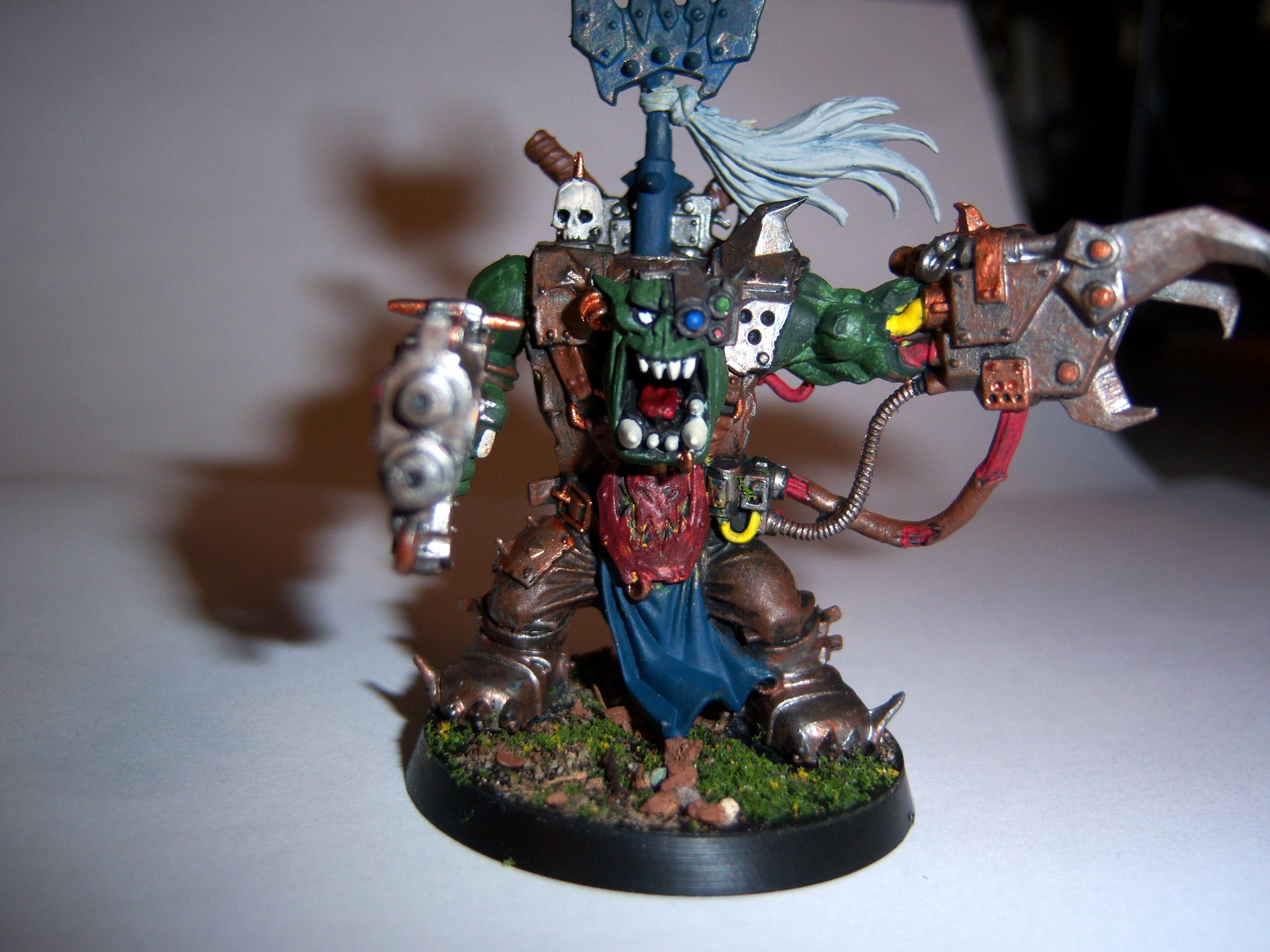 Orks, Warboss, First painted warboss