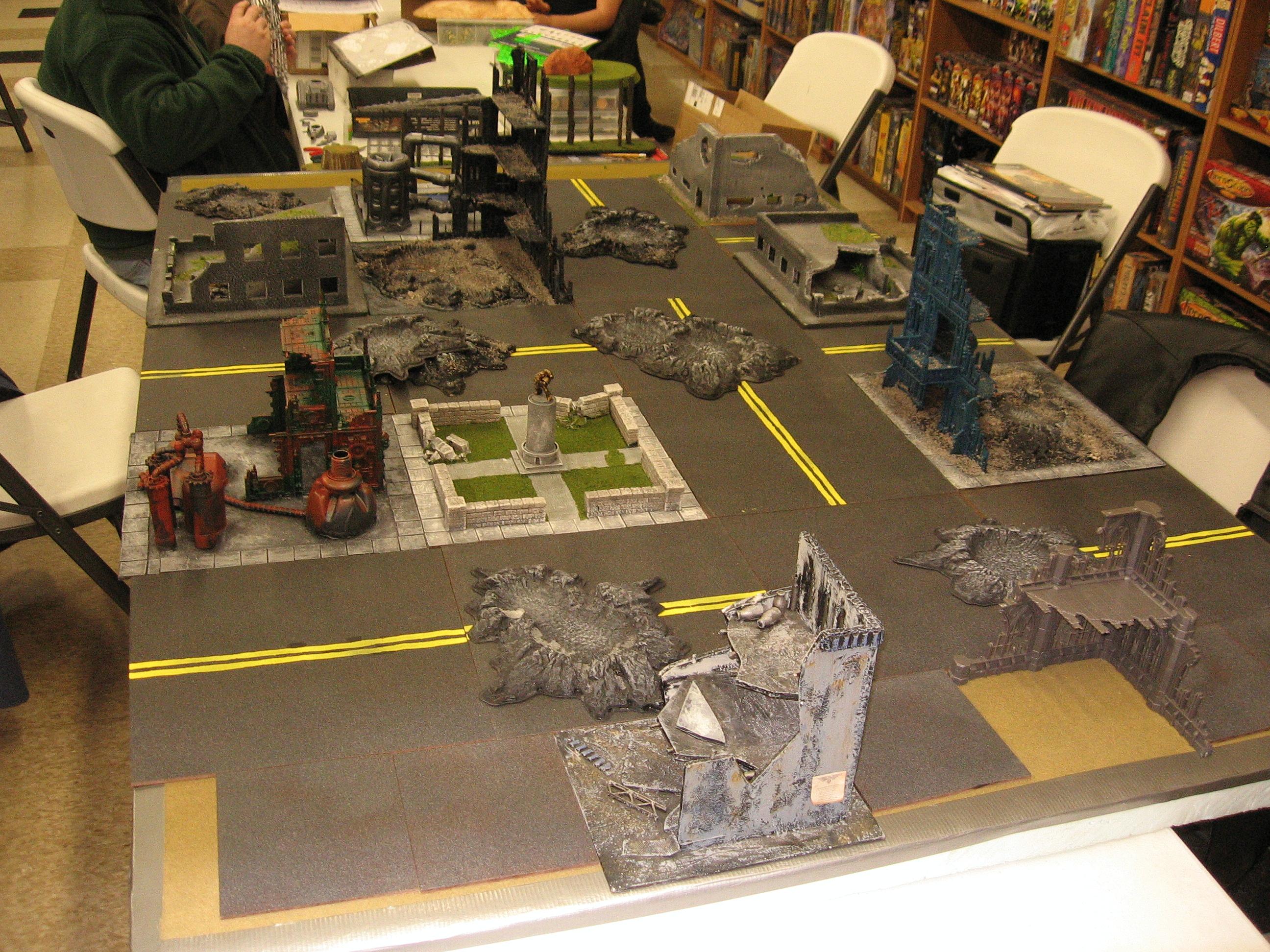 Battle Report, City, Game Table, Terrain