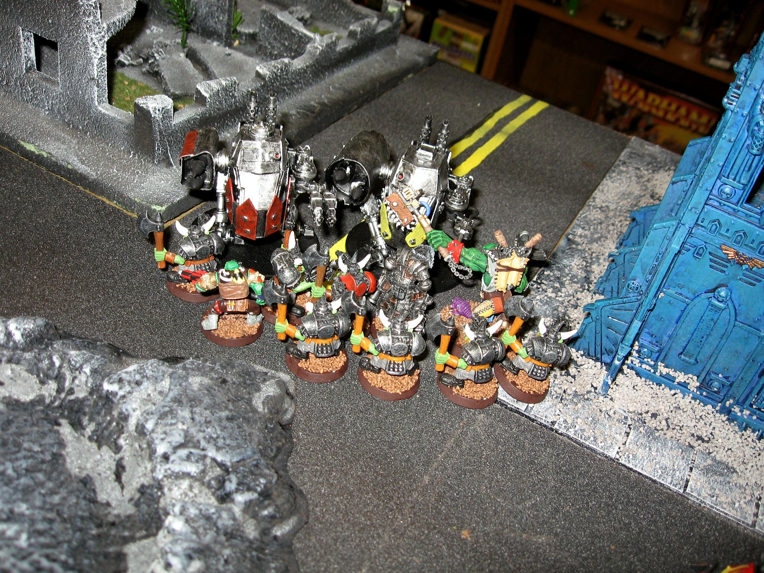 Warboss + Boyz Charge Kanz