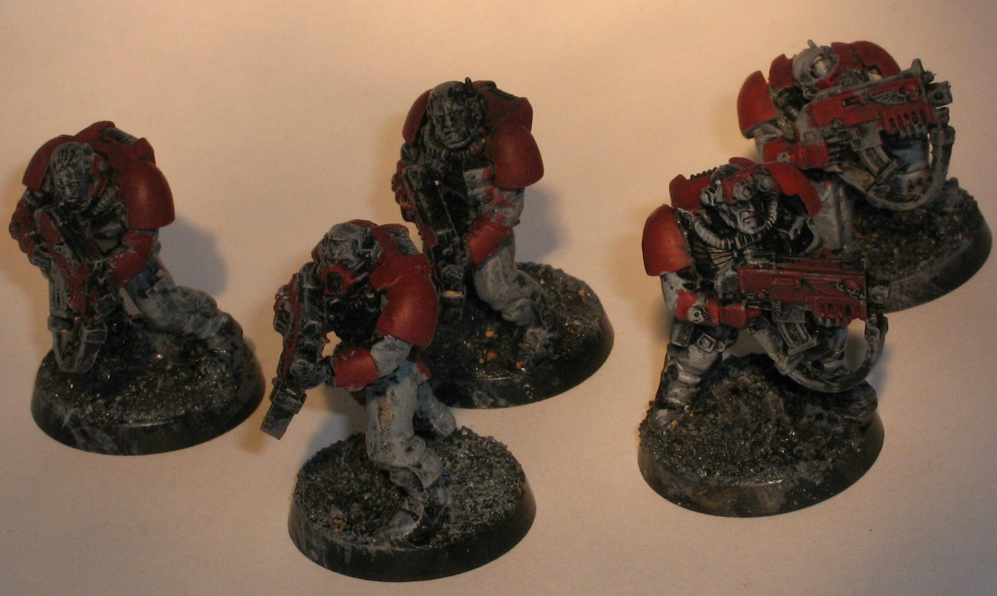 Paint armour scab red