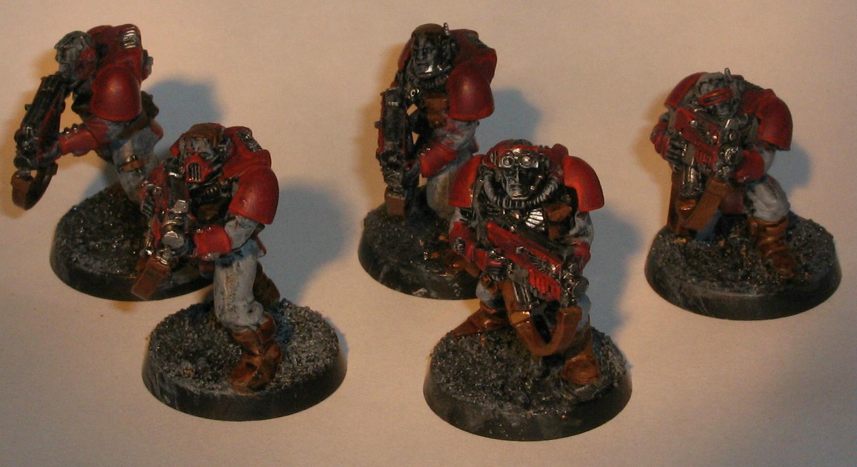 Paint bestial brown as a highlight