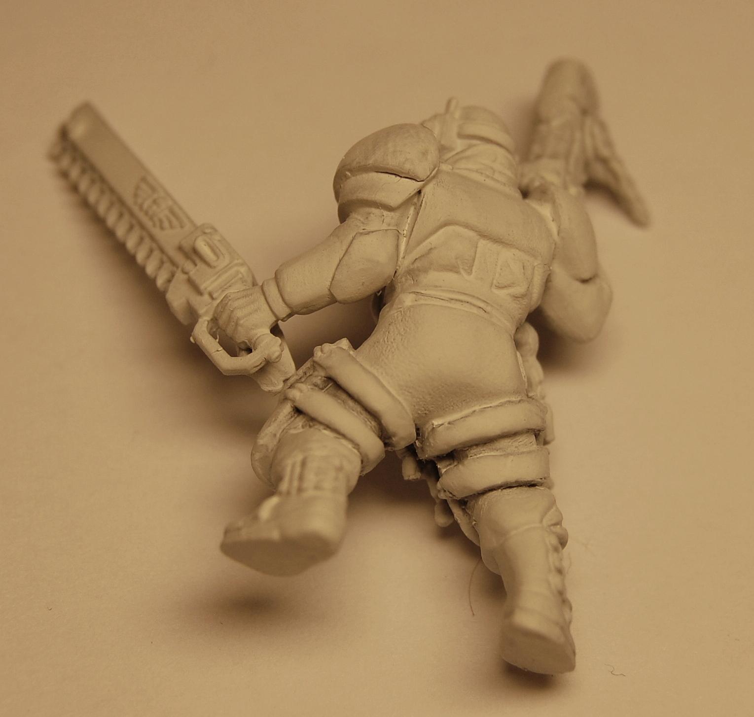 Fighter. Back side