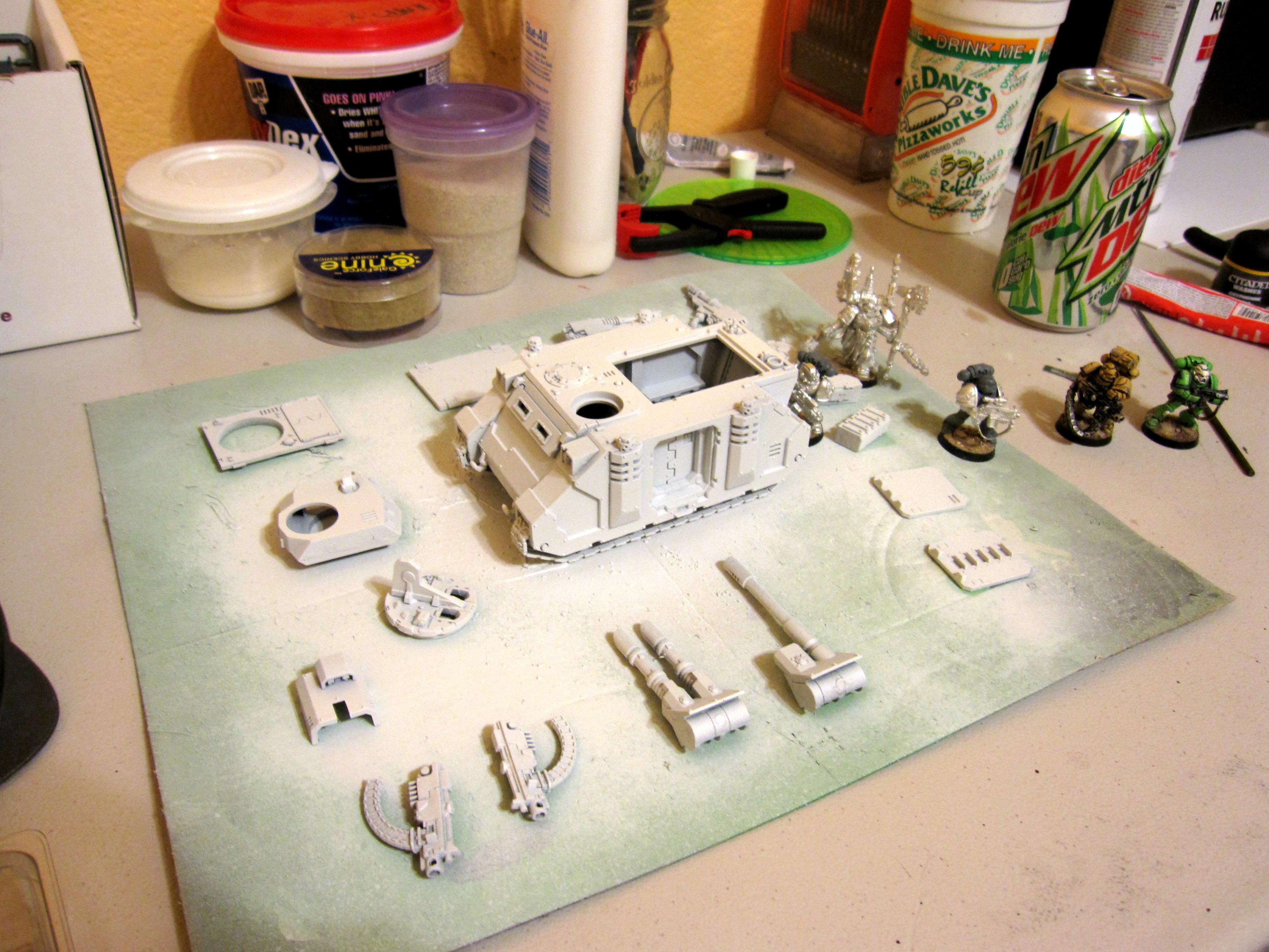 Badab War, Magnet, Predator, Razorback, Rhino, Space Marines, Warhammer 40,000, Work In Progress