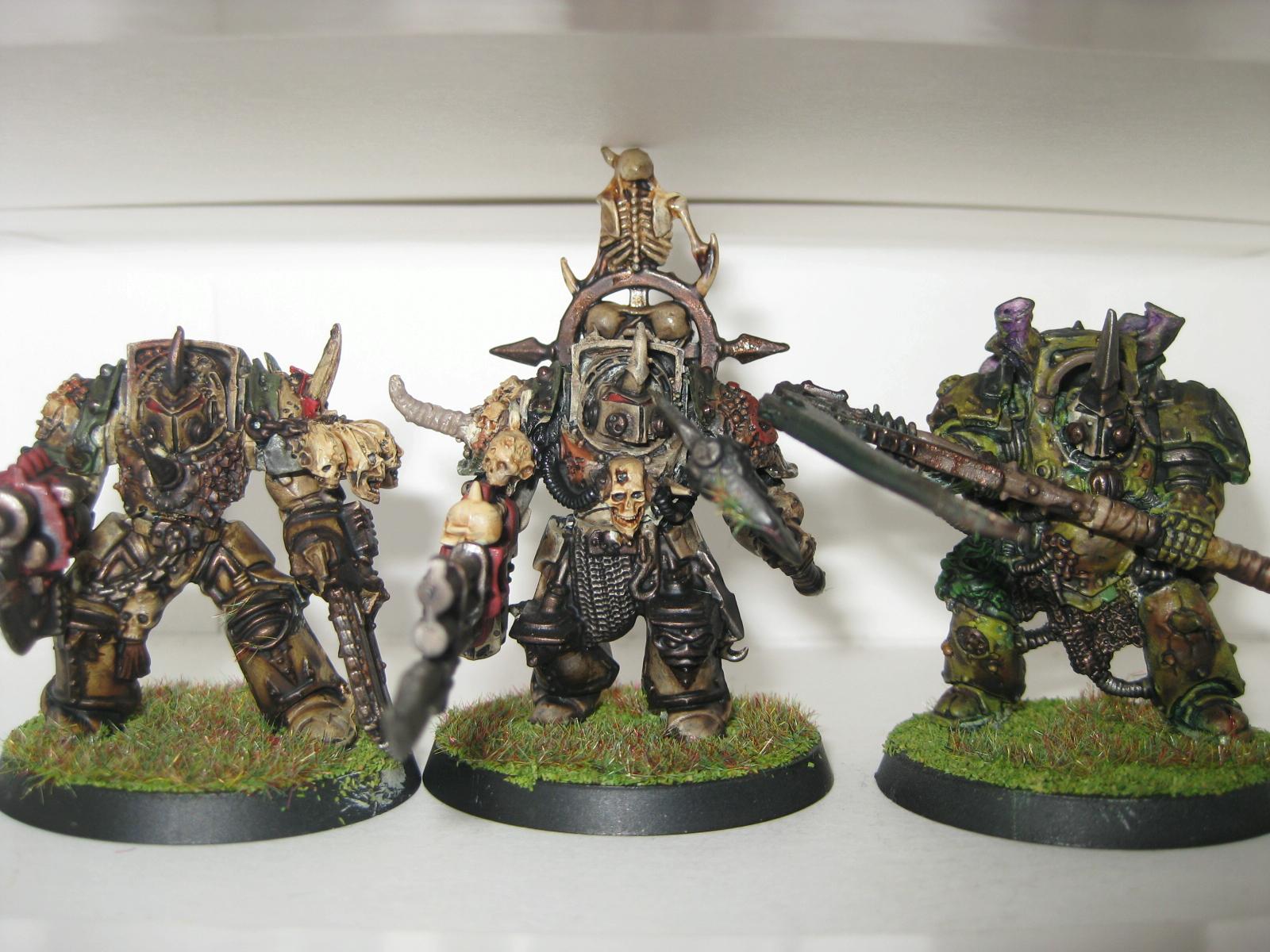 Chaos, Chaos Space Marines, Nurgle, Terminator Armor, Warhammer 40,000
