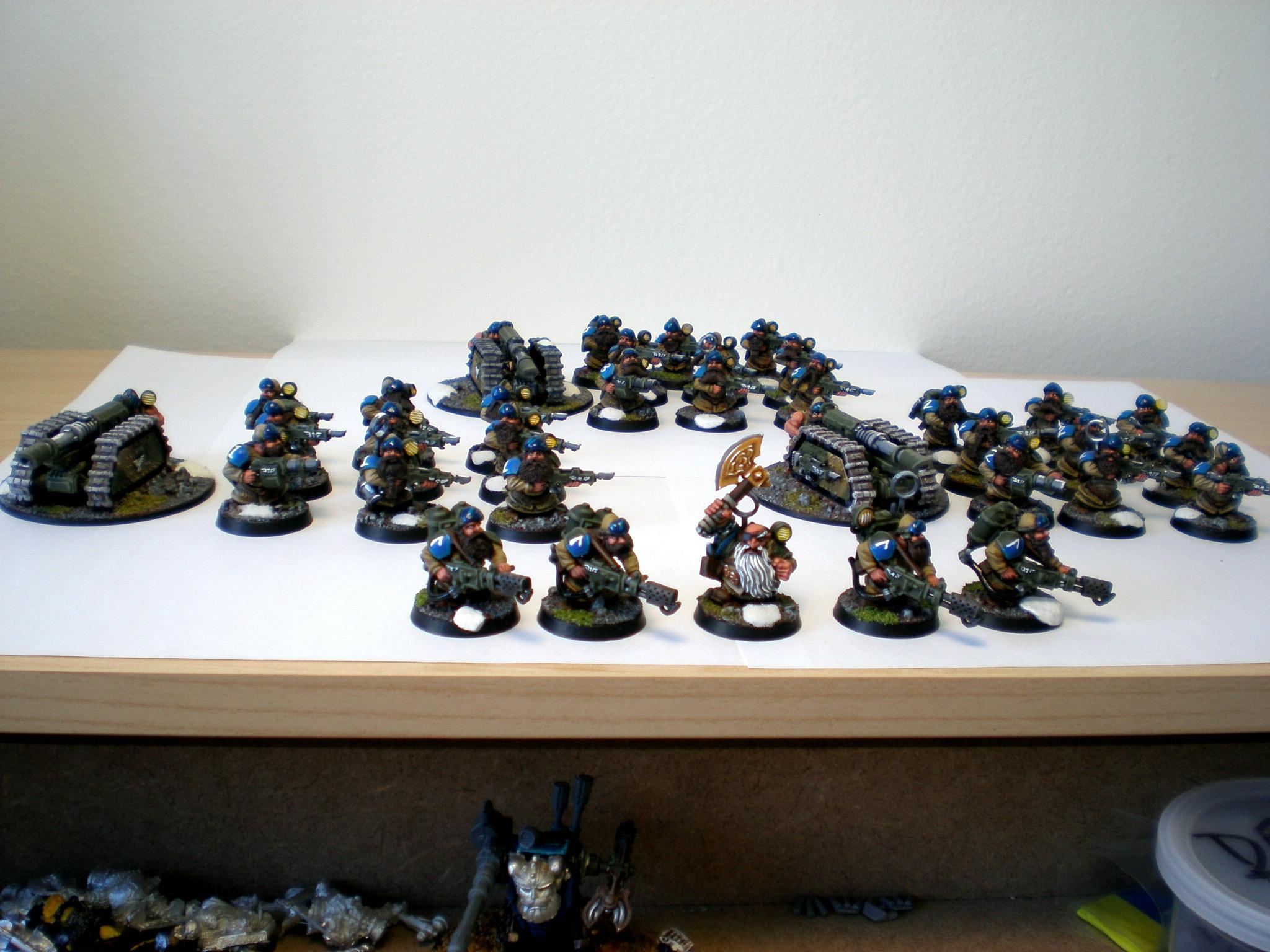 Warhammer 40K Imperial Guard squat army OOP painted 