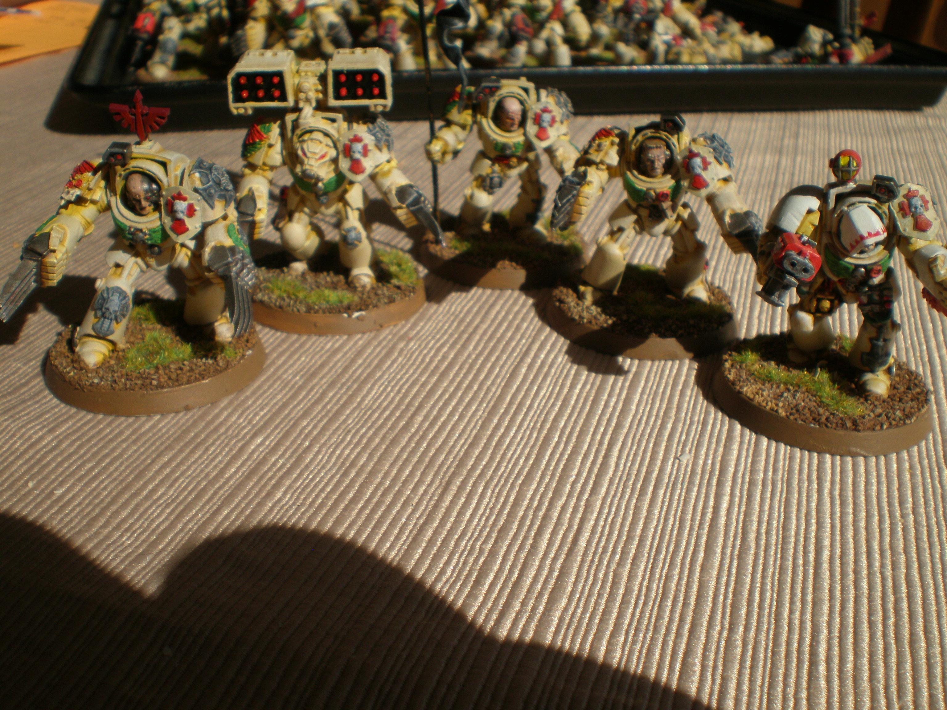 Assault Terminators, Space Marines, Terminator Armor, Terminator Camoflouge