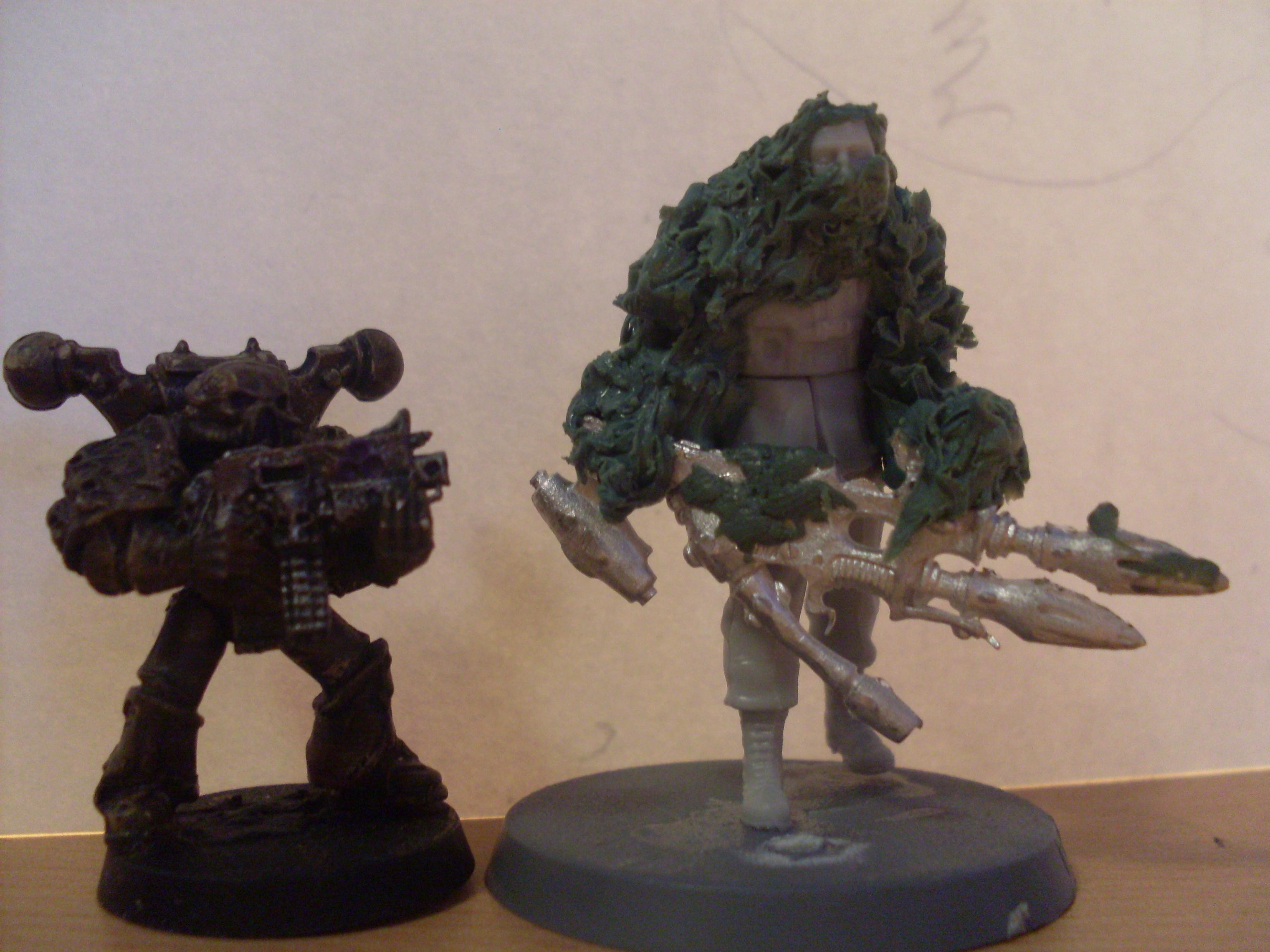 and with a plague marine for scale
