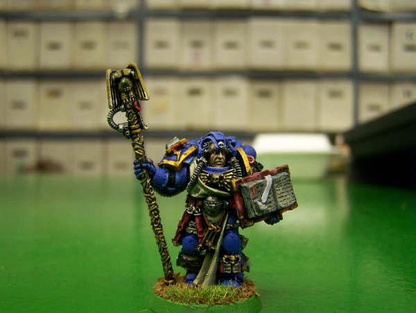 Headquarters, Librarian, Space Marines, Warhammer 40,000