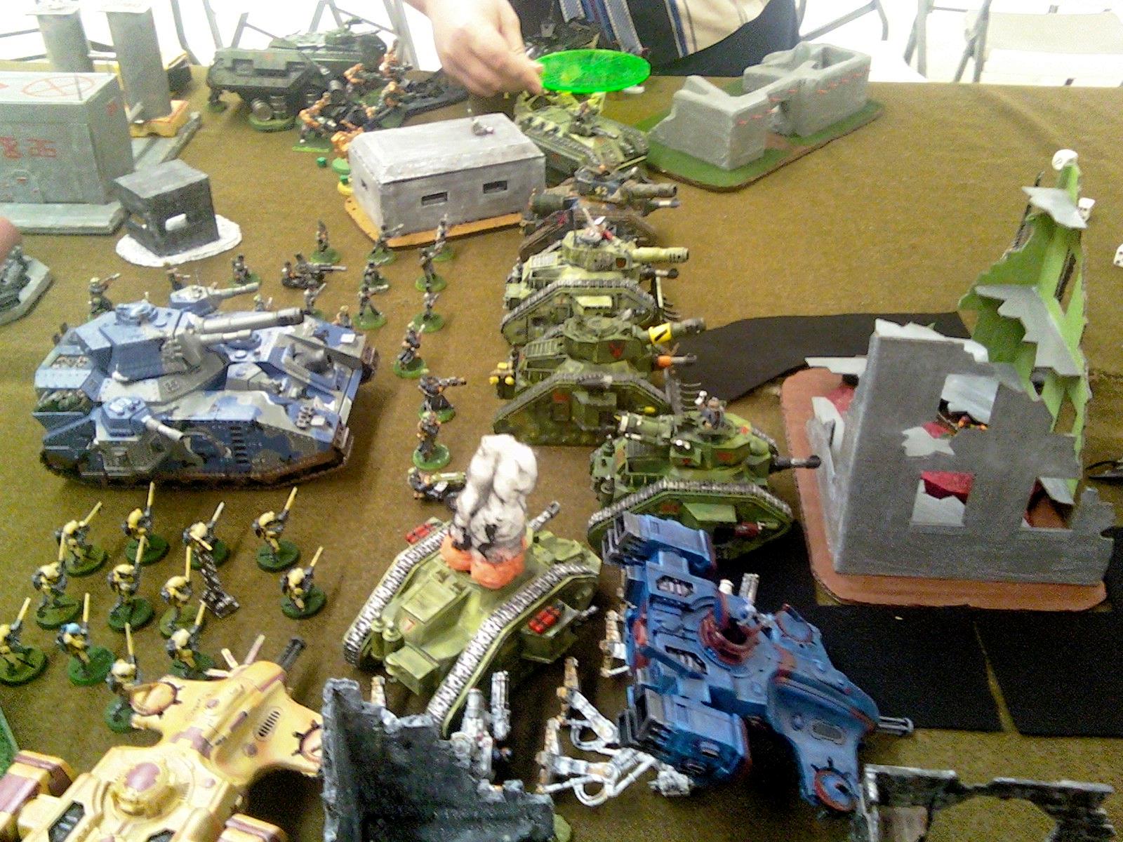 Apocalypse, Battle Report, Black Templars, Eldar, Imperial Guard, Tau, Warhammer 40,000