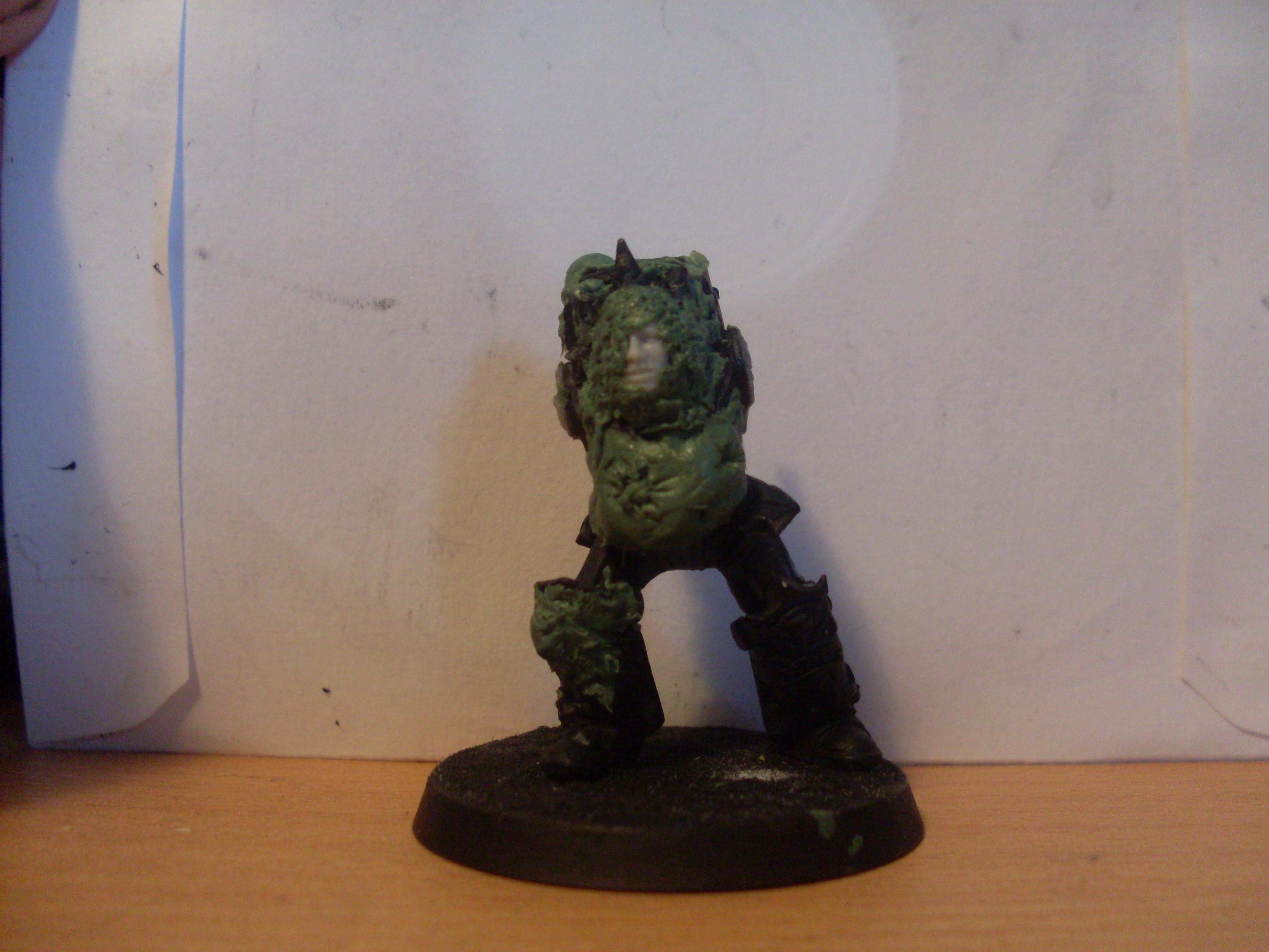 Chaos Space Marines, Death Guard, Nurgle, Terminator Armor, Work In Progress