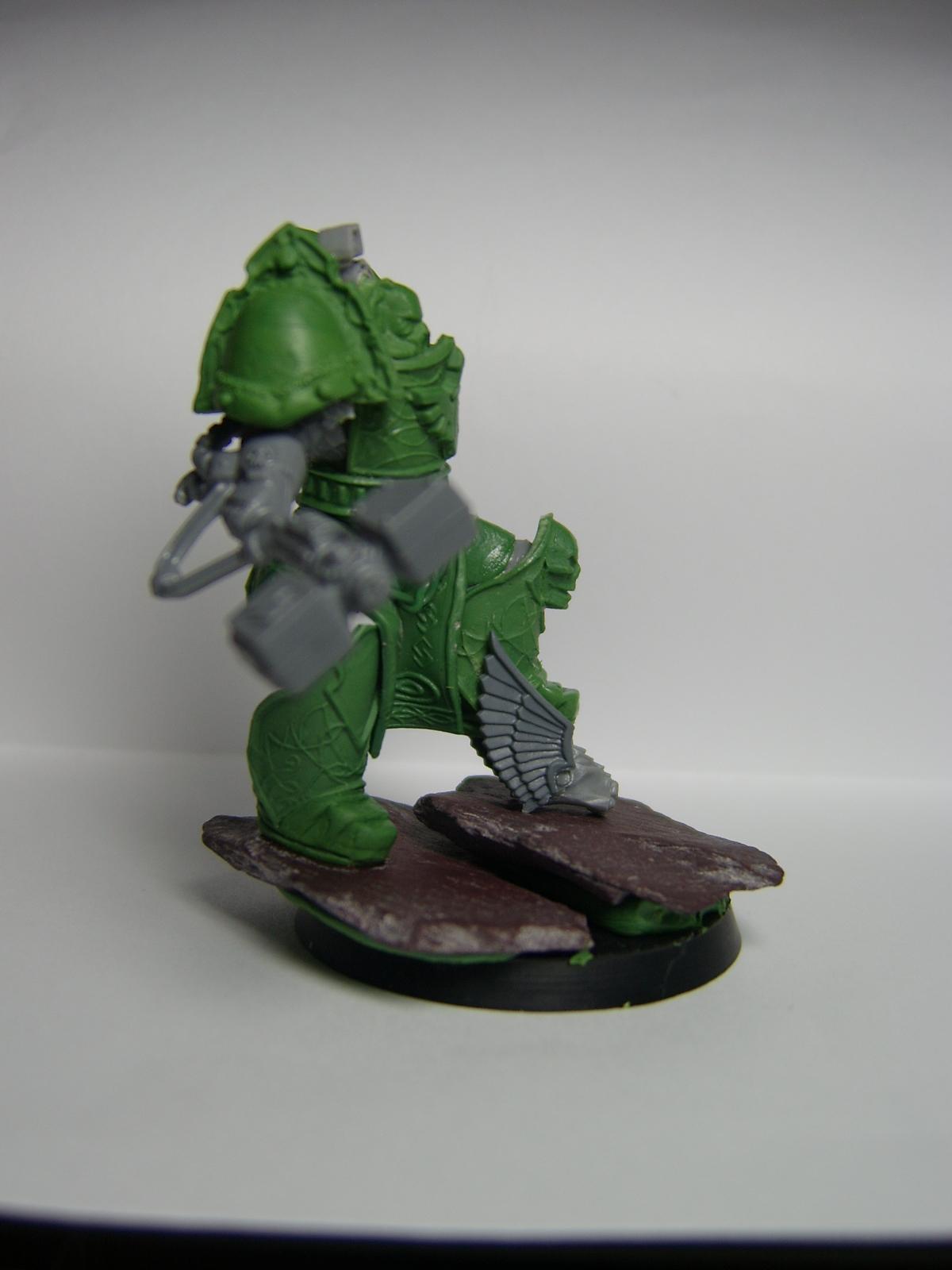 Dark Angels, Deathwing, Greenstuff, Space Marines, Terminator Armor