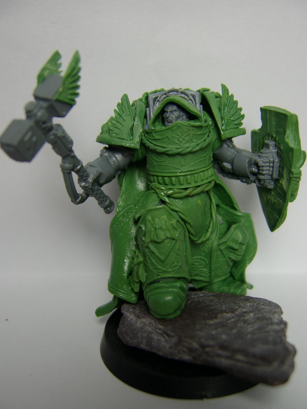Dark Angels, Deathwing, Greenstuff, Space Marines, Terminator Armor