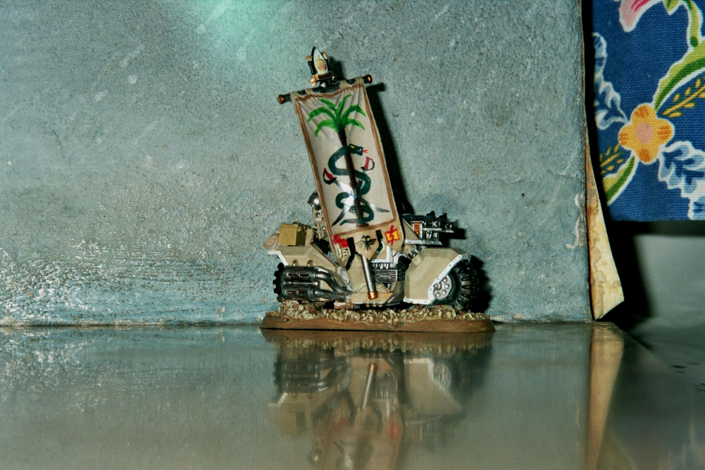 Banner, Bike, Space Marines, Warhammer 40,000