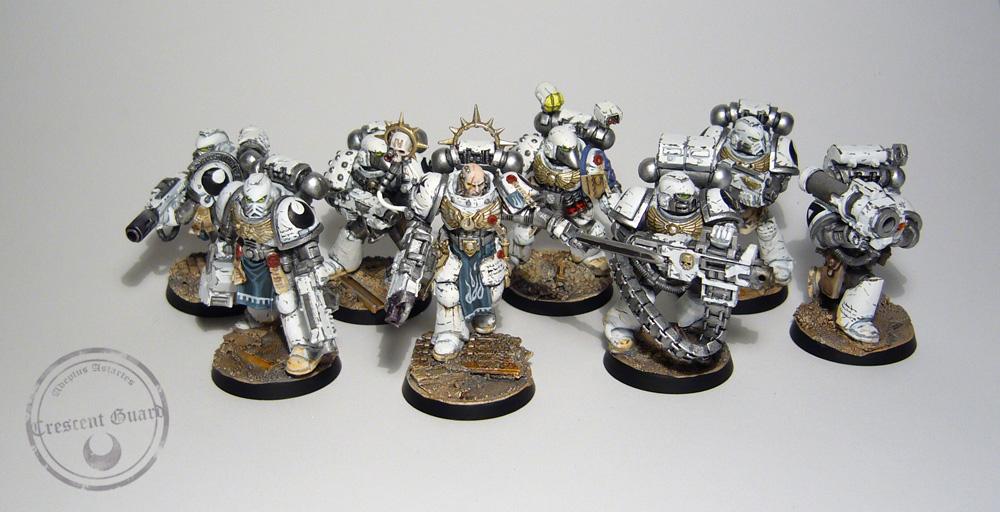 Conversion, Space Marines, Squad, True Scale Marines, Warhammer 40,000