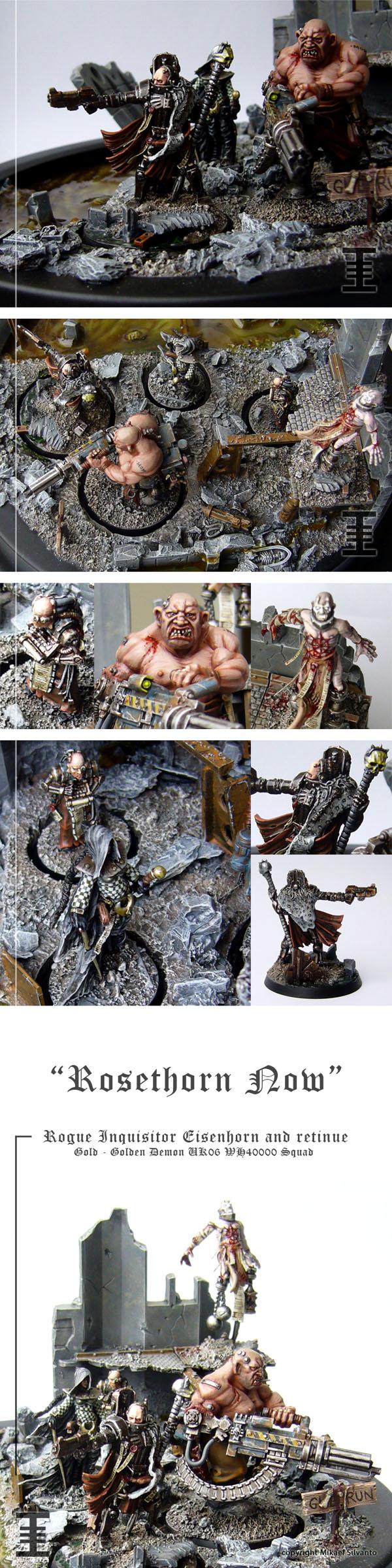 Eisenhorn, Golden Demon, Henchmen, Inquisition, Inquisitor, Warhammer 40,000