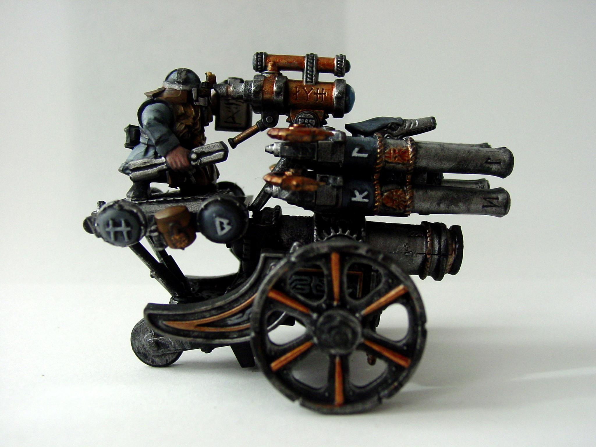 Artillery, Dwarves, Organ Gun, Warhammer Fantasy