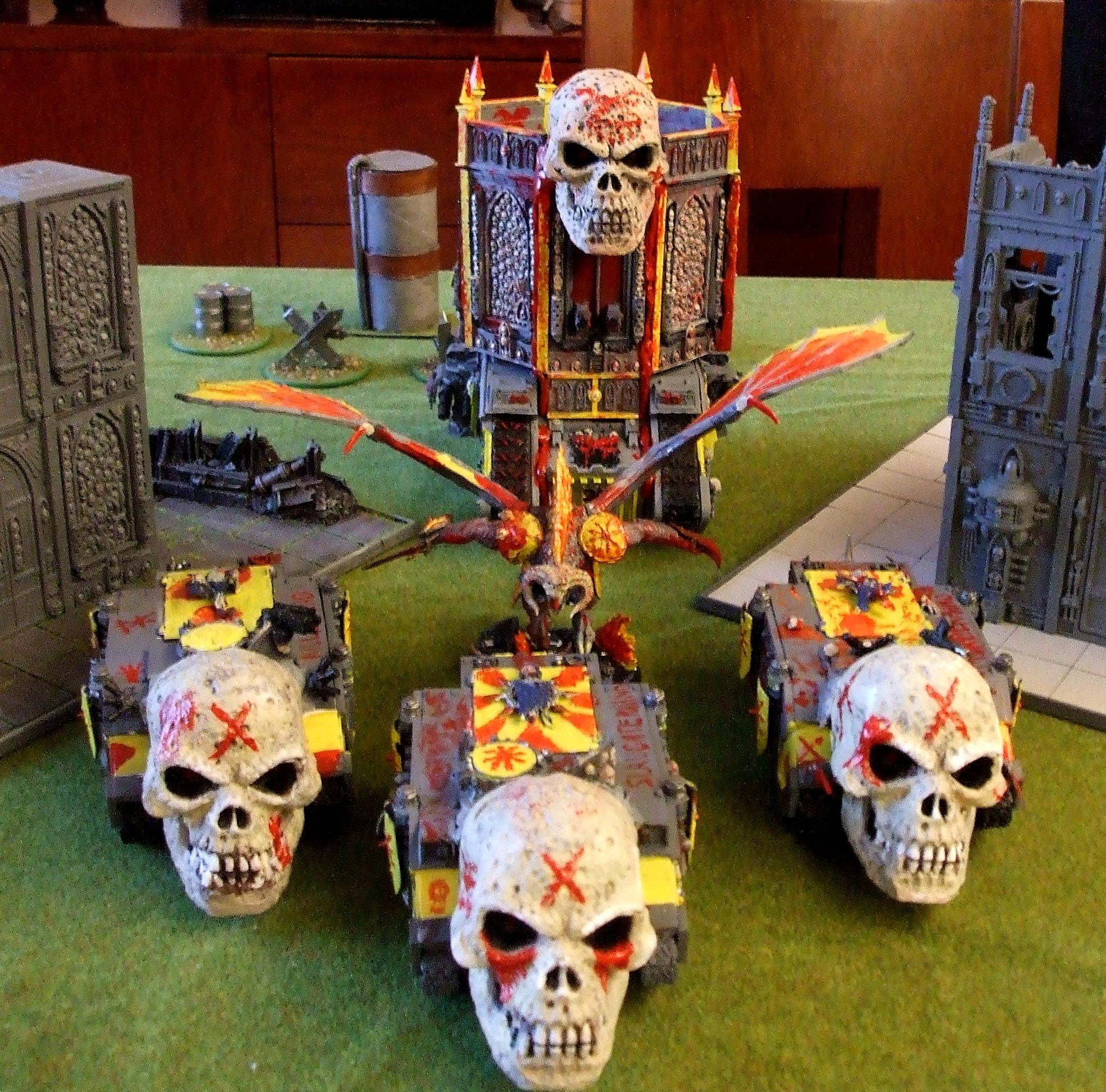 Berserkers, Chaos Space Marines, Khorne, Skull