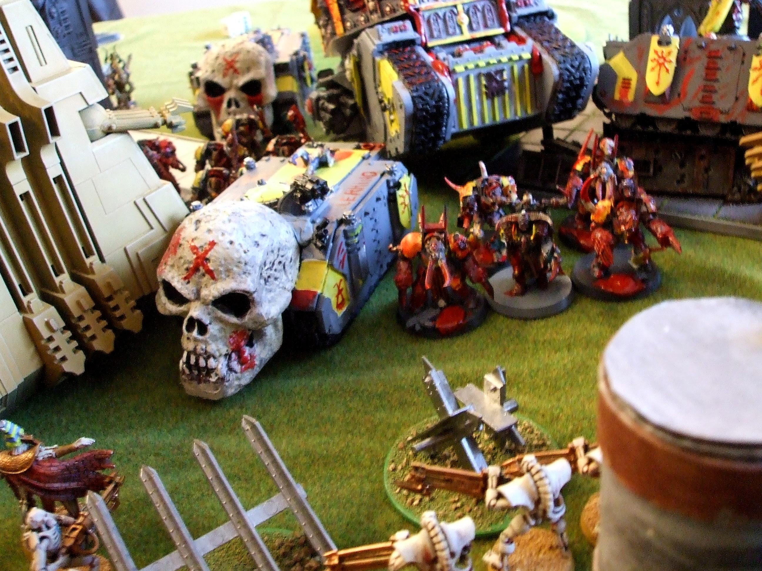 Berserkers, Chaos Space Marines, Khorne, Skull