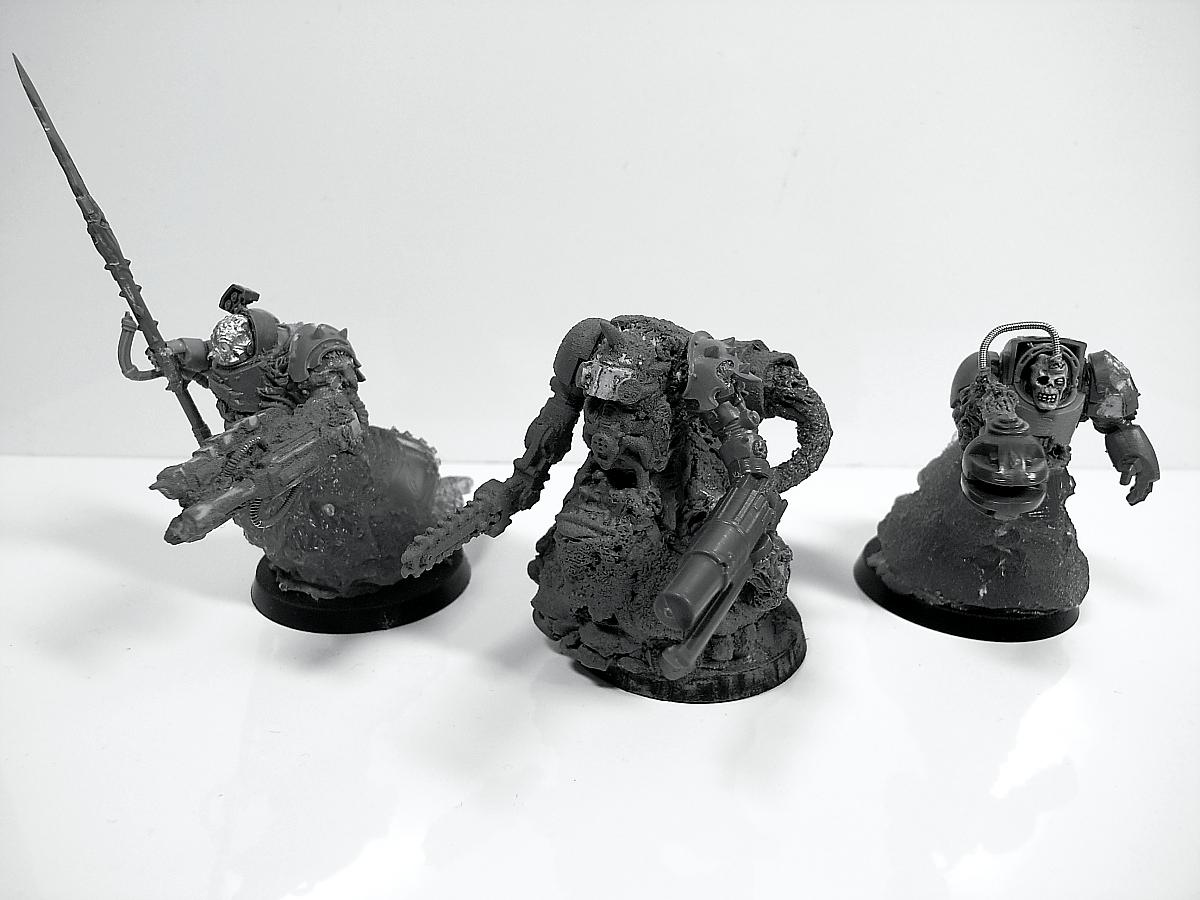Nurgle, Obliterators, Resin, Work In Progress