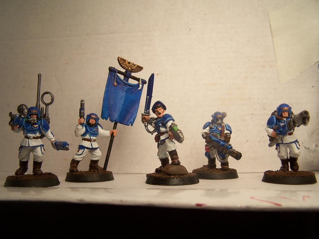 Cadians, Command Squad, Imperial Guard, Officer