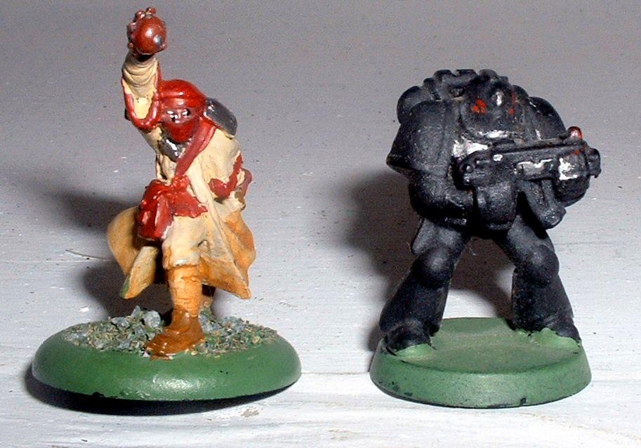 Privateer Press, Protectorate Of Menoth, Scale, Space Marines, Zealots