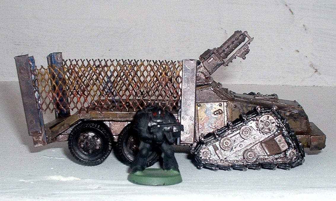 Orks, Ramshackle, Scale, Space Marines, Trukk