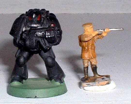 1/72, Airfix, Scale, Space Marines
