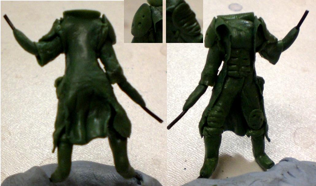 Female, Greenstuff, Scratch Build