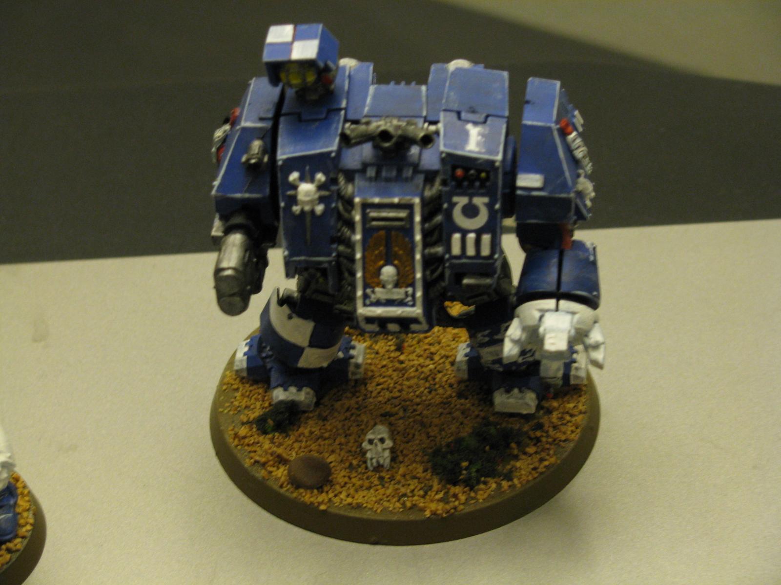 Dreadnought, Space Marines, Ultramarines, Warhammer 40,000